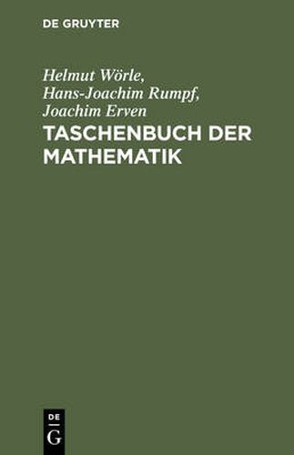Cover image for Taschenbuch der Mathematik