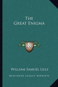 Cover image for The Great Enigma