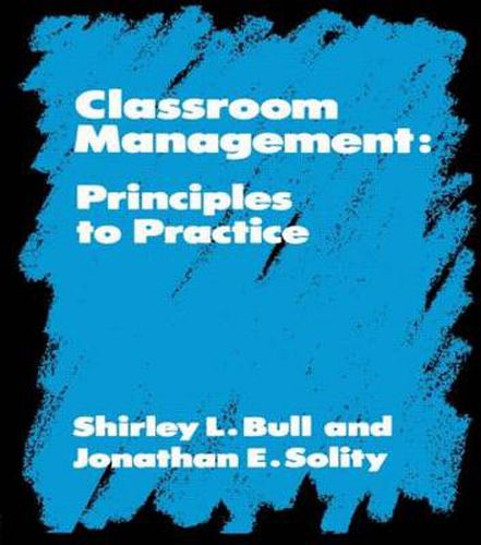 Cover image for Classroom Management: Principles to Practice