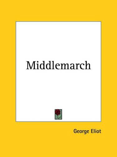 Cover image for Middlemarch