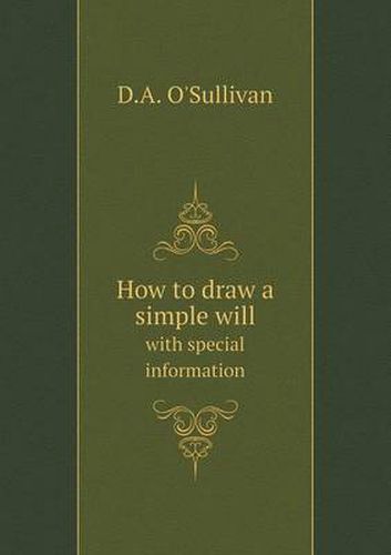 Cover image for How to draw a simple will with special information