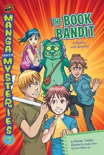 Cover image for Manga Math Mysteries 7: The Book Bandit - Geometry