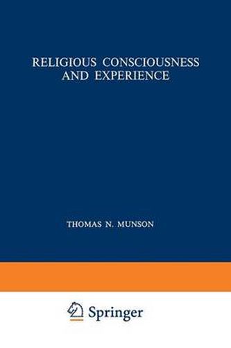 Cover image for Religious Consciousness and Experience