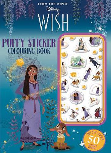 Cover image for Wish: Puffy Sticker Colouring Book (Disney)