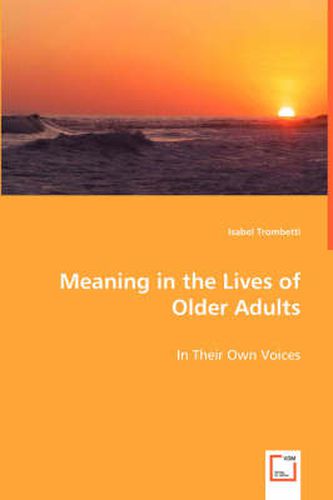 Cover image for Meaning in the Lives of Older Adults