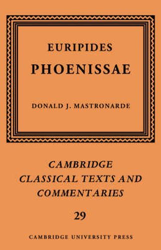 Cover image for Euripides: Phoenissae