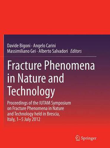 Cover image for Fracture Phenomena in Nature and Technology: Proceedings of the IUTAM Symposium on Fracture Phenomena in Nature and Technology held in Brescia, Italy, 1-5 July 2012