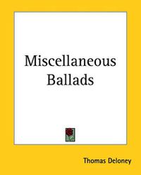 Cover image for Miscellaneous Ballads