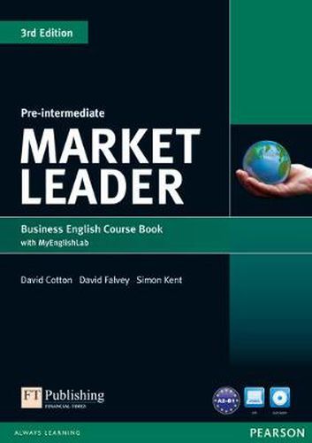 Market Leader 3rd Edition Pre-Intermediate Coursebook with DVD-ROM and MyEnglishLab Student online access code Pack