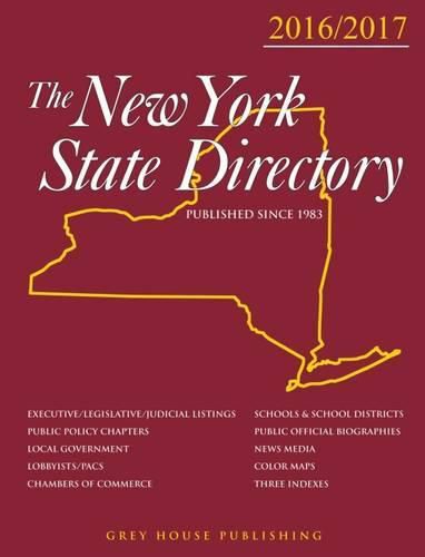 Cover image for New York State Directory & Profiles of New York (2 Volume Set), 2015/16