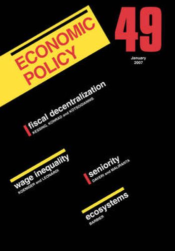 Cover image for Economic Policy