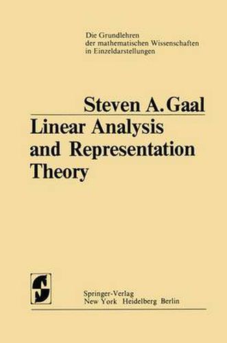 Cover image for Linear Analysis and Representation Theory