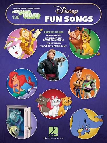 Cover image for Disney Fun Songs: E-Z Play Today Volume 136