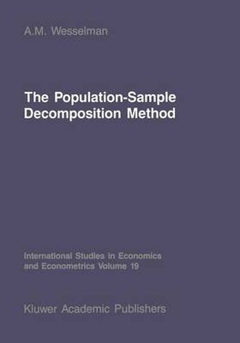 Cover image for The Population-Sample Decomposition Method: A Distribution-Free Estimation Technique for Minimum Distance Parameters