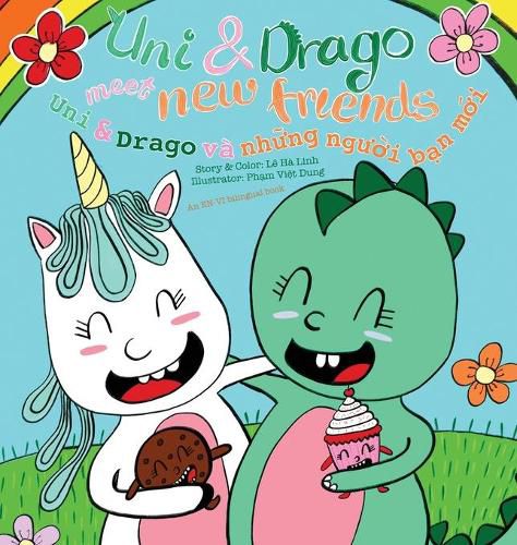 Cover image for Uni & Drago meet new friends - EN-VN bilingual version