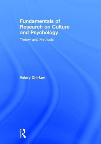 Cover image for Fundamentals of Research on Culture and Psychology: Theory and Methods