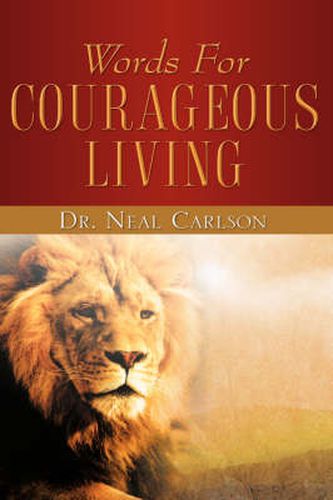 Cover image for Words for Courageous Living