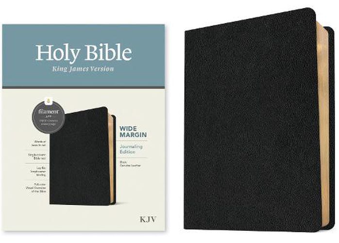 Cover image for KJV Wide Margin Bible, Filament Enabled Edition, Black