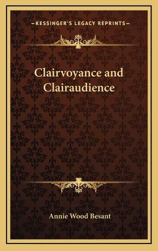 Cover image for Clairvoyance and Clairaudience