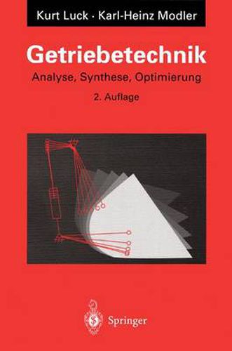 Cover image for Getriebetechnik: Analyse, Synthese, Optimierung