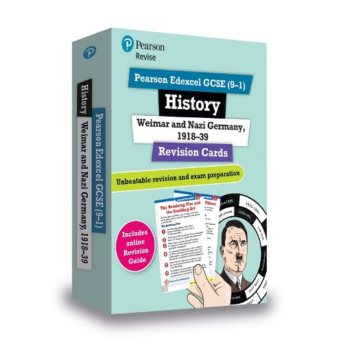 Pearson REVISE Edexcel GCSE (9-1) History Weimar & Nazi Germany Revision Cards: for home learning, 2022 and 2023 assessments and exams