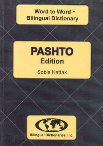 Cover image for English-Pashto & Pashto-English Word-to-Word Dictionary