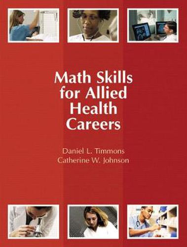 Cover image for Math Skills for Allied Health Careers