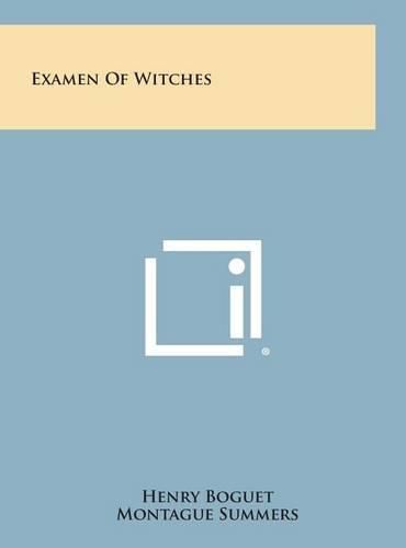 Examen of Witches