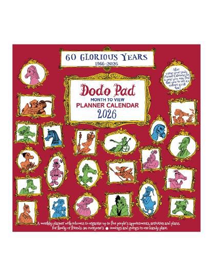 Cover image for The Dodo Pad Family Planner Calendar 2026 - Month to View with 5 Daily Columns
