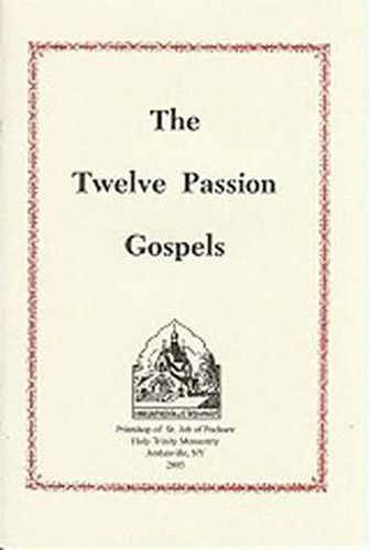 Cover image for The Twelve Passion Gospels