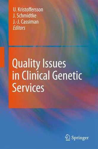 Cover image for Quality Issues in Clinical Genetic Services