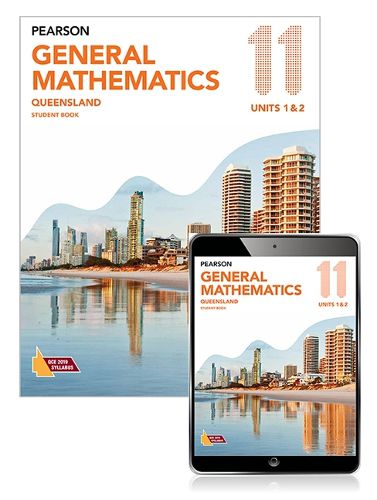 Cover image for Pearson General Mathematics Queensland 11 Student Book with eBook