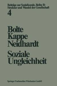 Cover image for Soziale Ungleichheit