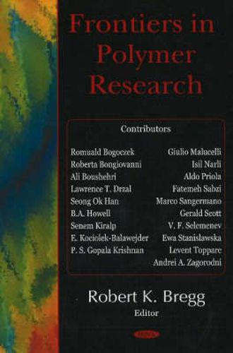 Cover image for Frontiers in Polymer Research