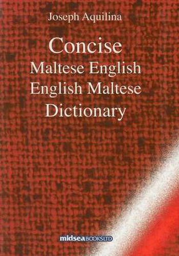 Cover image for Concise Maltese-English-Maltese Dictionary