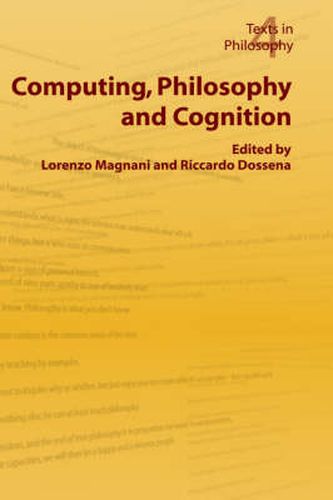 Cover image for Computing, Philosophy and Cognition