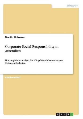 Corporate Social Responsibility in Australien