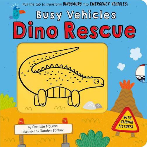 Cover image for Busy Vehicles: Dino Rescue
