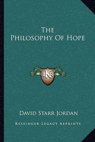 The Philosophy of Hope