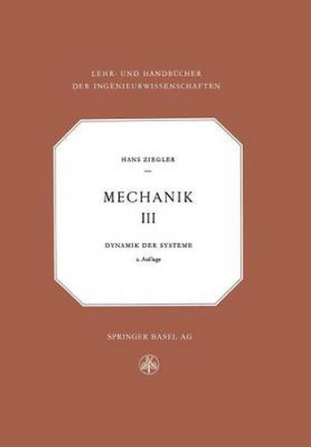 Cover image for Mechanik: Band III: Dynamik der Systeme