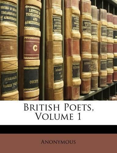 British Poets, Volume 1