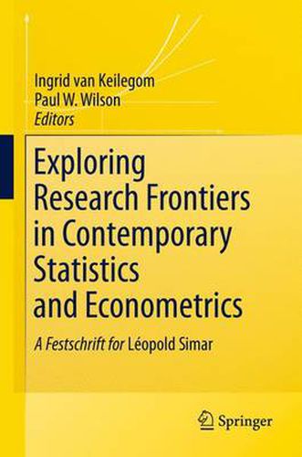 Cover image for Exploring Research Frontiers in Contemporary Statistics and Econometrics: A Festschrift for Leopold Simar