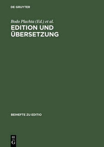 Edition und UEbersetzung