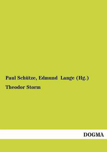 Cover image for Theodor Storm