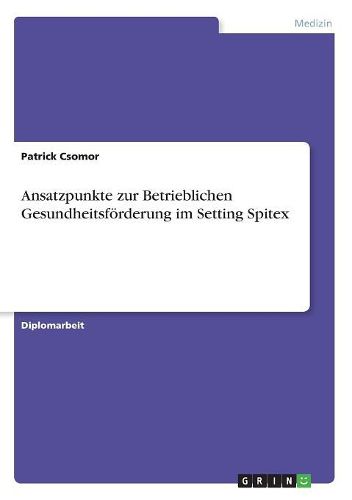 Cover image for Ansatzpunkte Zur Betrieblichen Gesundheitsforderung Im Setting Spitex