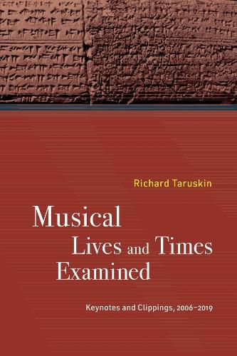 Cover image for Musical Lives and Times Examined