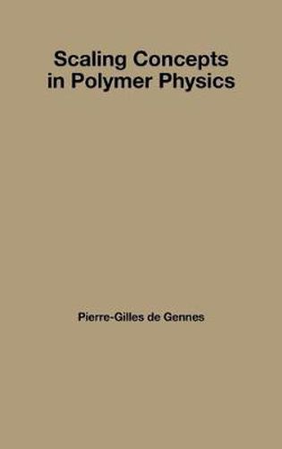 Cover image for Scaling Concepts in Polymer Physics