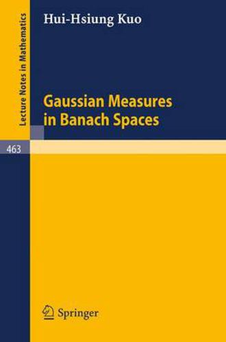 Cover image for Gaussian Measures in Banach Spaces