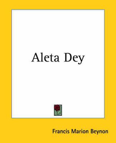 Cover image for Aleta Dey