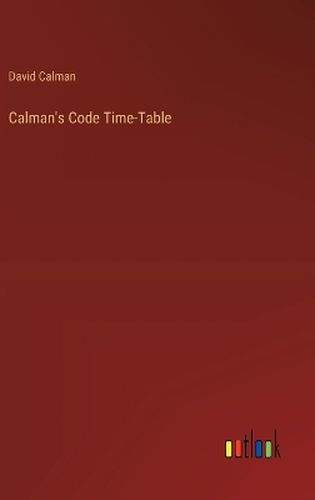 Cover image for Calman's Code Time-Table